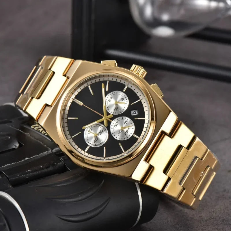 New Original Brand Watches For Mens Quality Multifunction Sports Watch Business Automatic Date Luminous Quartz AAA Clocks